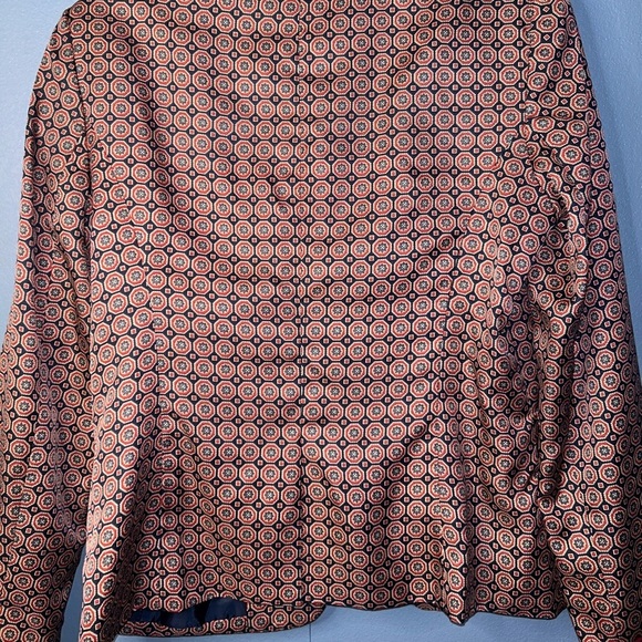 Blazer geometric pattern blue and red - Picture 4 of 7